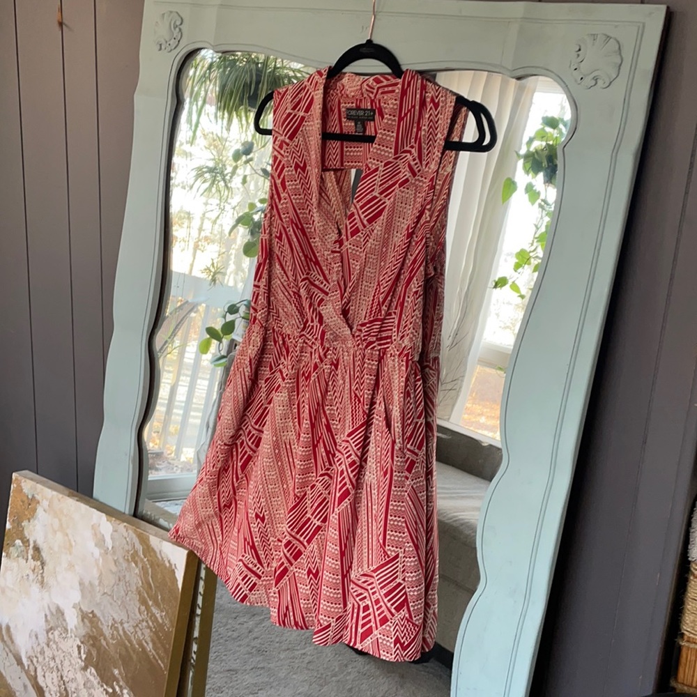 Forever 21 Lined Fit & Flare Dress